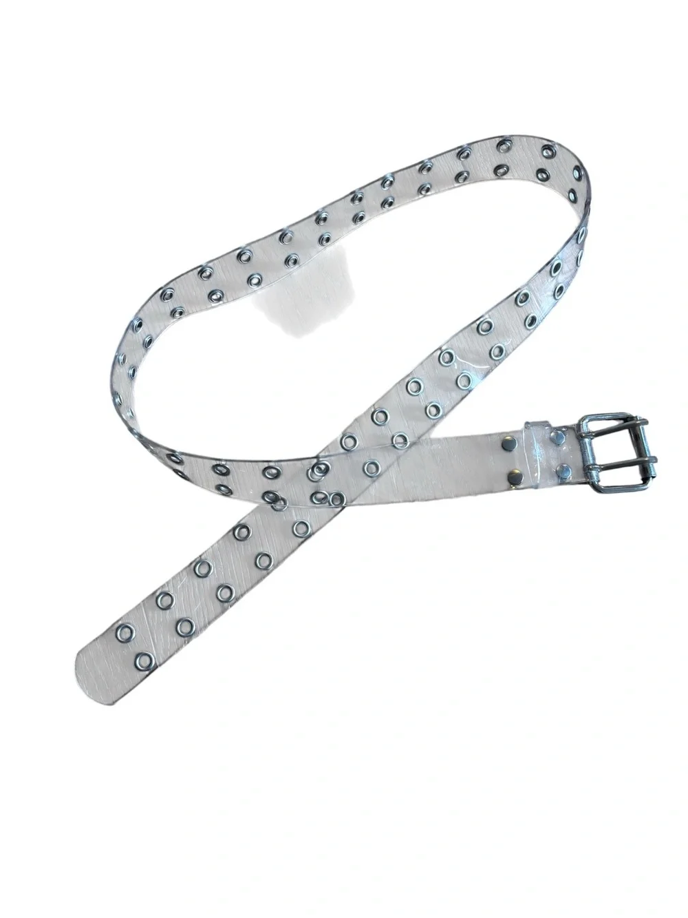 Plastic Double Eyelet Belt